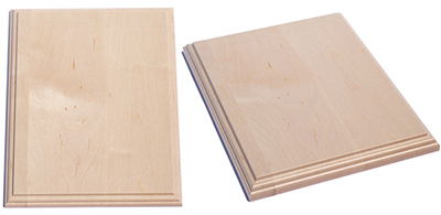 BF Woods Plaque Roman Edge 8 X 10 Maple